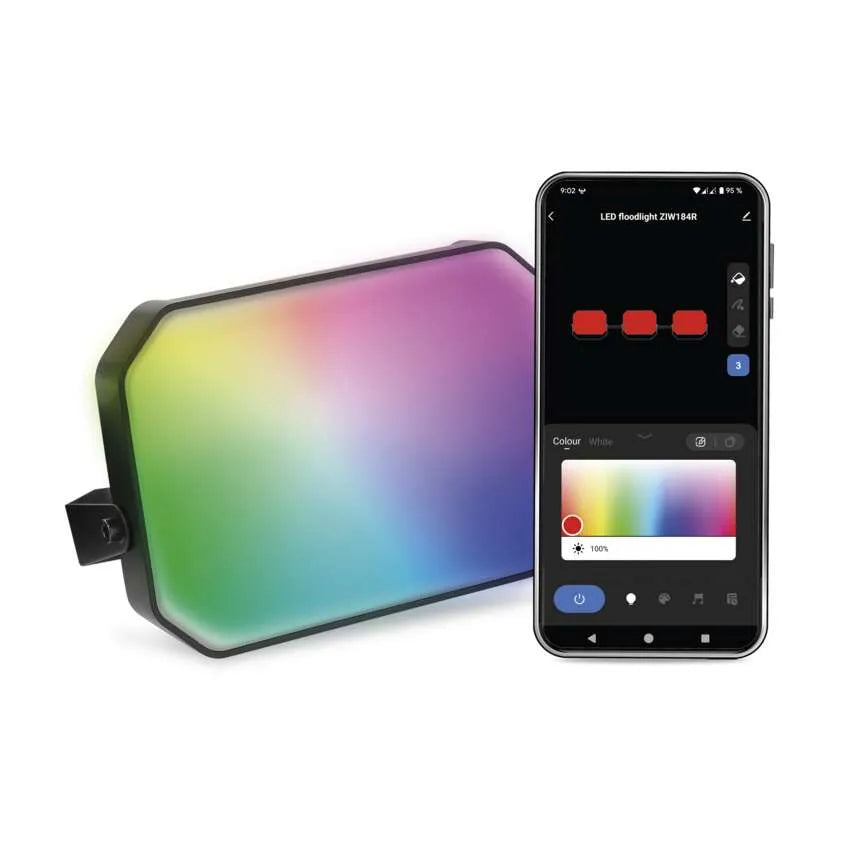Lampa Smart de Exterior Gradina Adaugator ca Extensie pentru ZIW184R 4W Multicolor RGBIC Cablu 3m Wifi si Aplicatie Tuya GoSmart