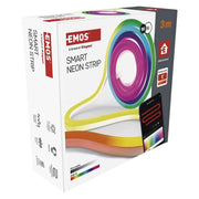 Bandă LED NEON Inteligentă Smart RGB IC 3M 24W Wifi Bluetooth Sincronizare Muzică Aplicație Tuya GoSmart